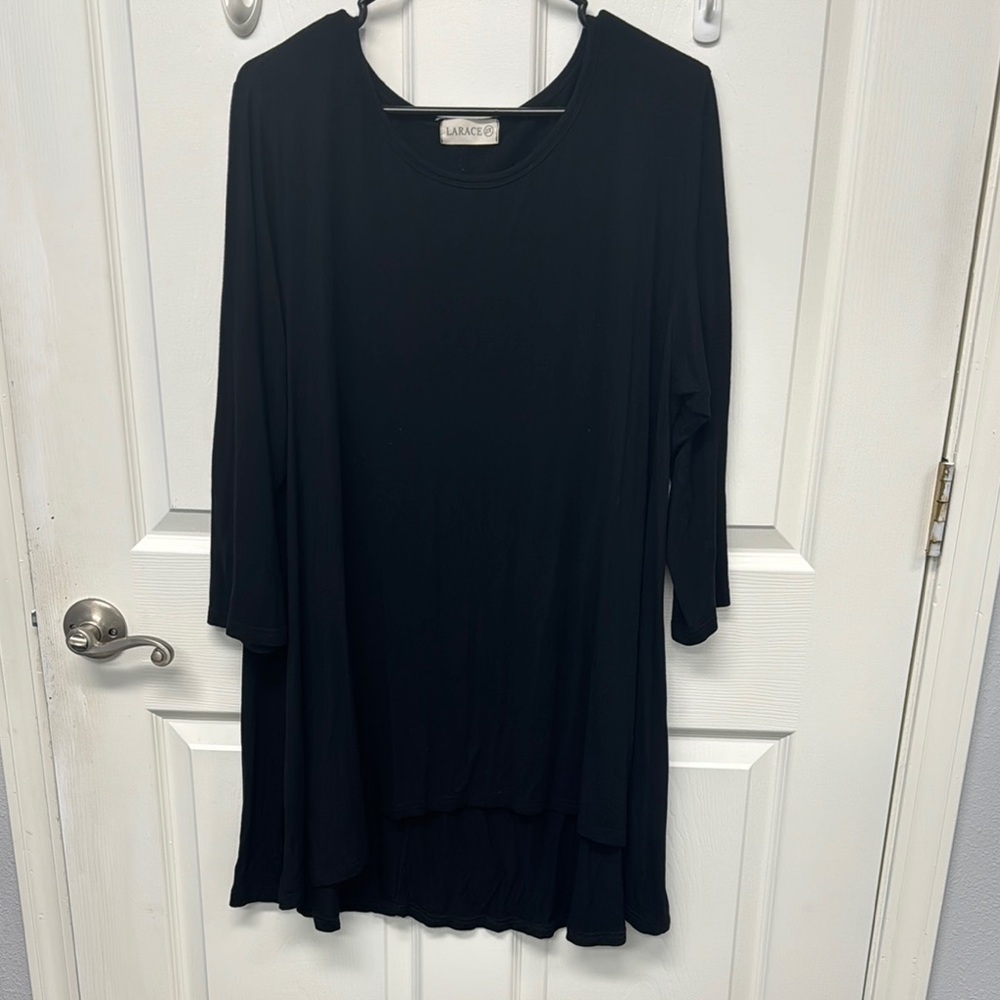 Black Longsleeve Tunic 2X